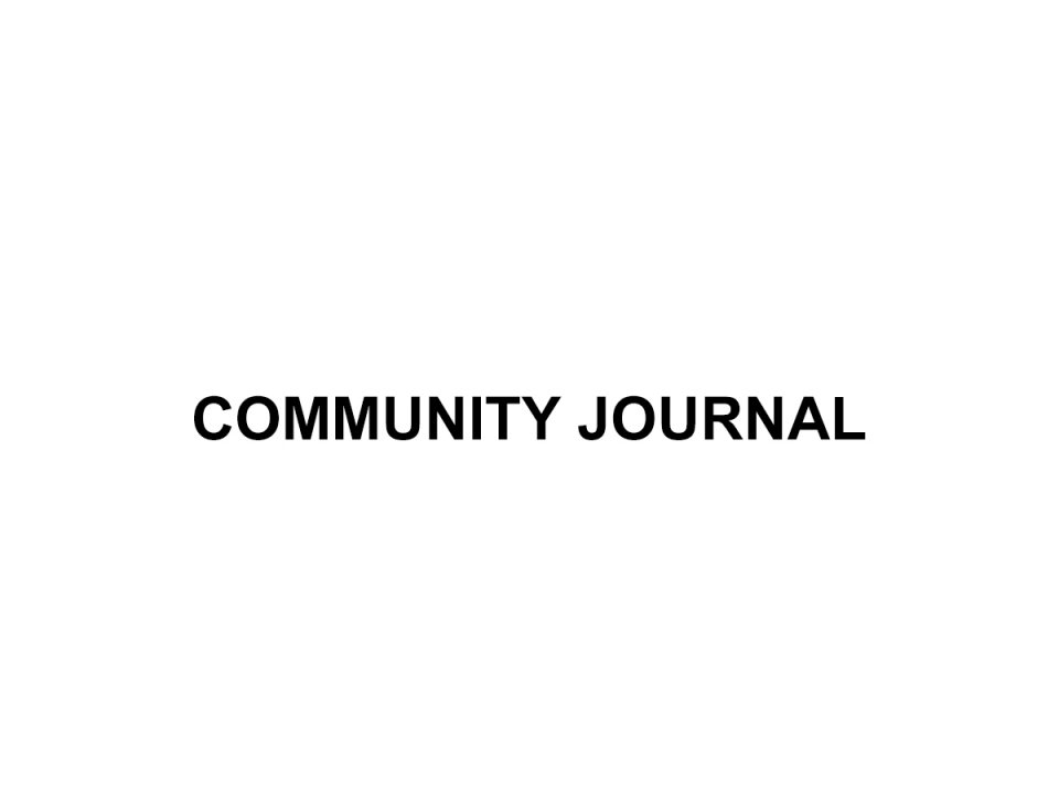 steve levy community journal